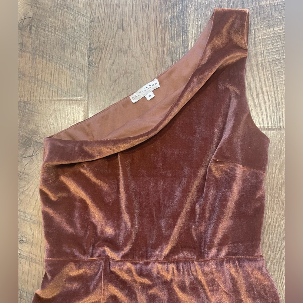 Baltic Born Tatiana One-Shoulder Maxi Dress in Bronze - Picture 5 of 5